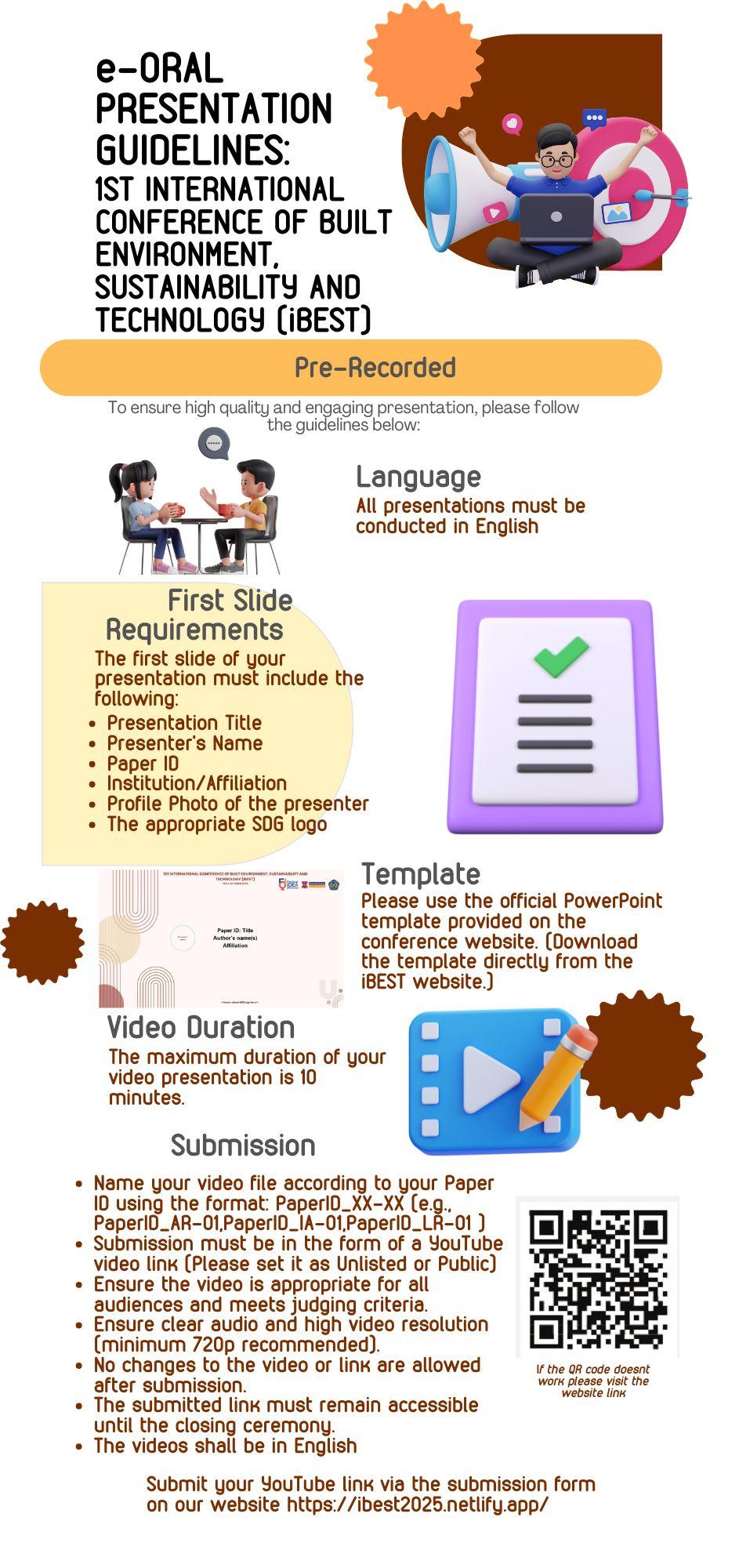 e-Oral Presentation Guidelines - Pre-Recorded